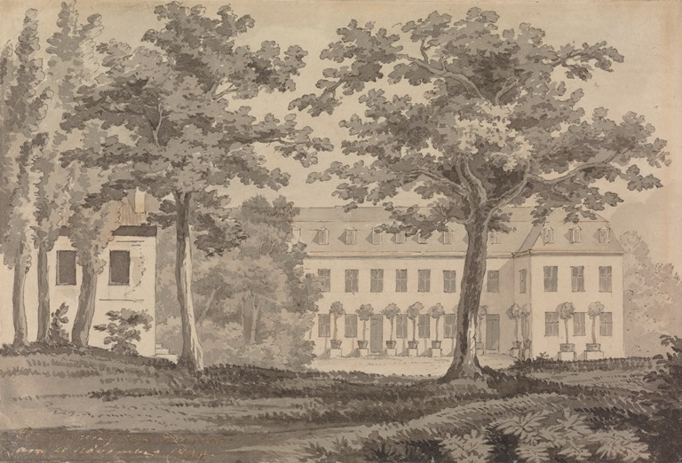 Friedrich von Stein, Haus der Familie von Stein in Weimar, um 1824. 