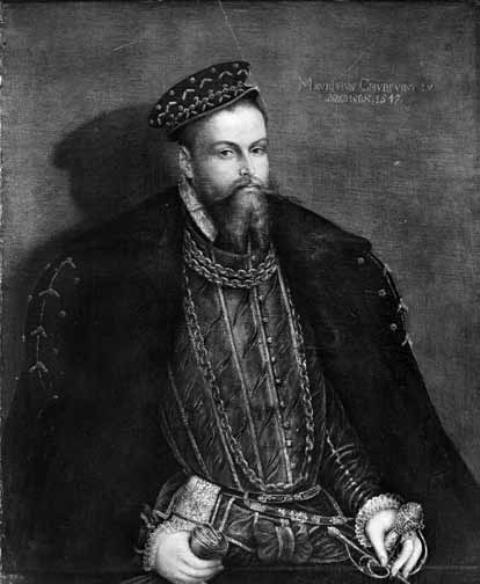 Abb. 1: Lucas Cranach d. J. (1515–1586): Moritz, Kurfürst von Sachsen. Meißen, Fürstenschule. SLUB / Deutsche Fotothek / Aufnahme: Walter Möbius