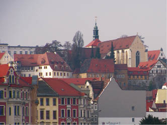 Abb. 5: Meißen, Blick auf den Chor der Afrakirche. 